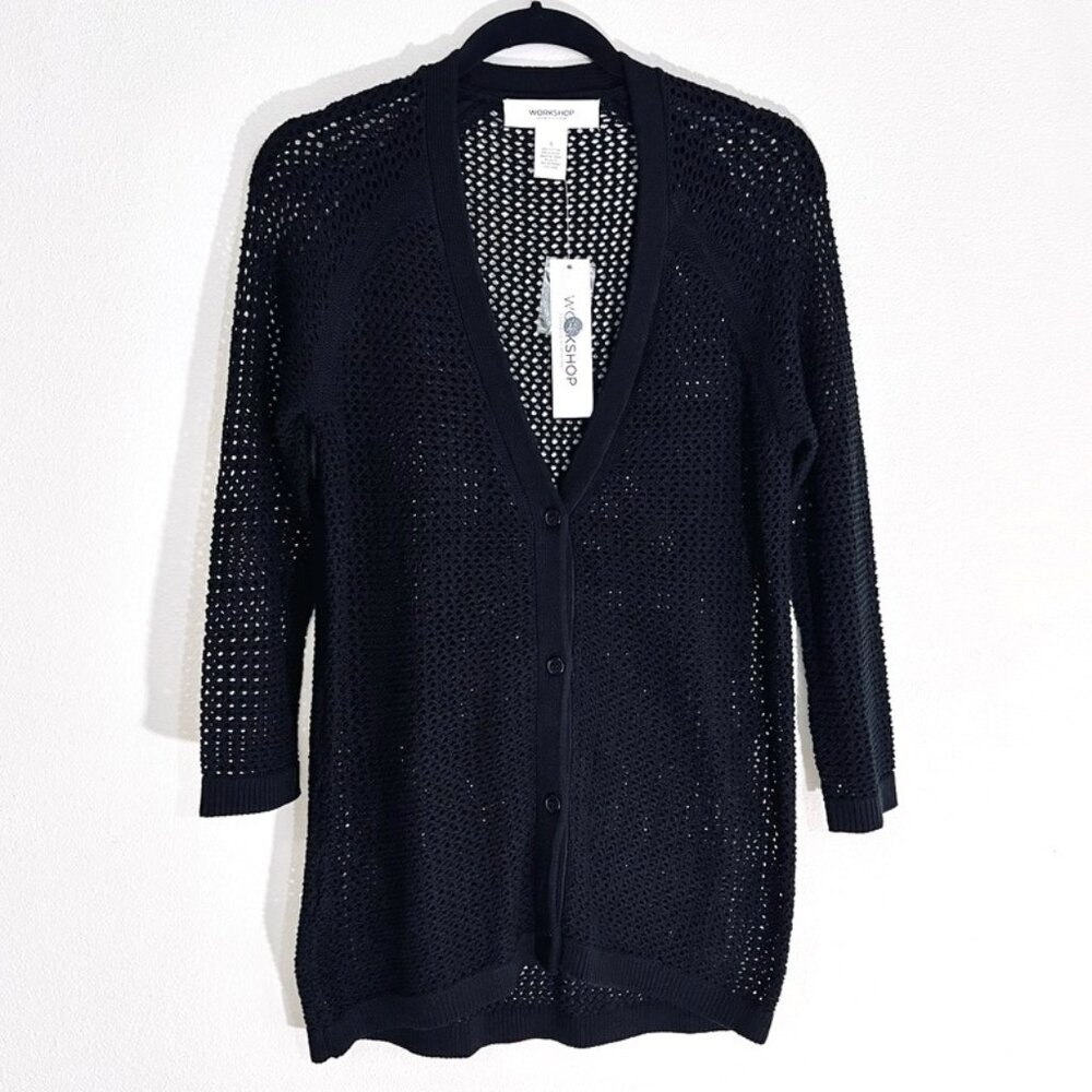 Workshop Republic Clothing | Open-Weave Cardigan NWT